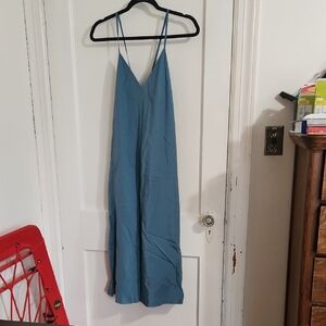 Avec Les Filles Blue Midi Dress